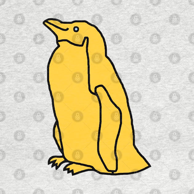 Yellow Penguin by ellenhenryart